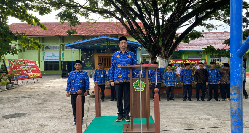 Semangat Nasionalisme Menggema, MAN 1 Aceh Barat Gelar Upacara Peringatan Hari Kebangkitan Nasional Ke-118